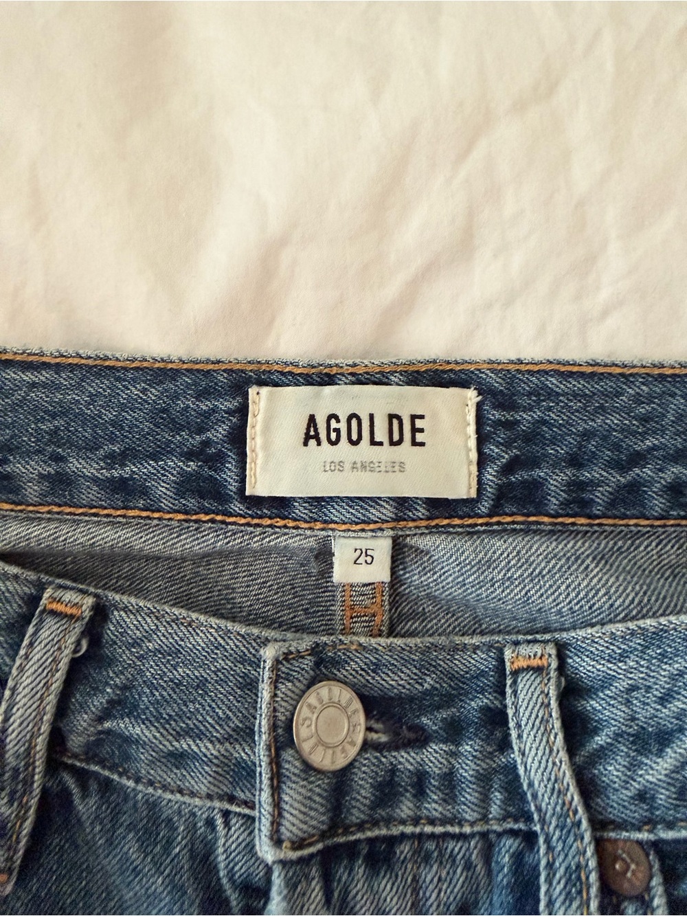 Agolde Riley High Rise Strait crop - Picture 3 of 4